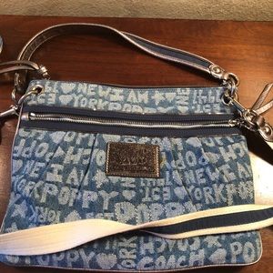 2010 Coach Poppy Bag- Denim